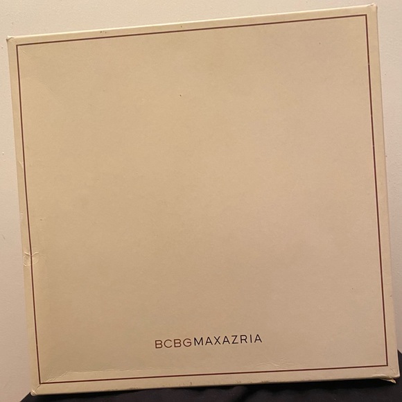 BCBG black leather wedge bootie - Picture 2 of 6